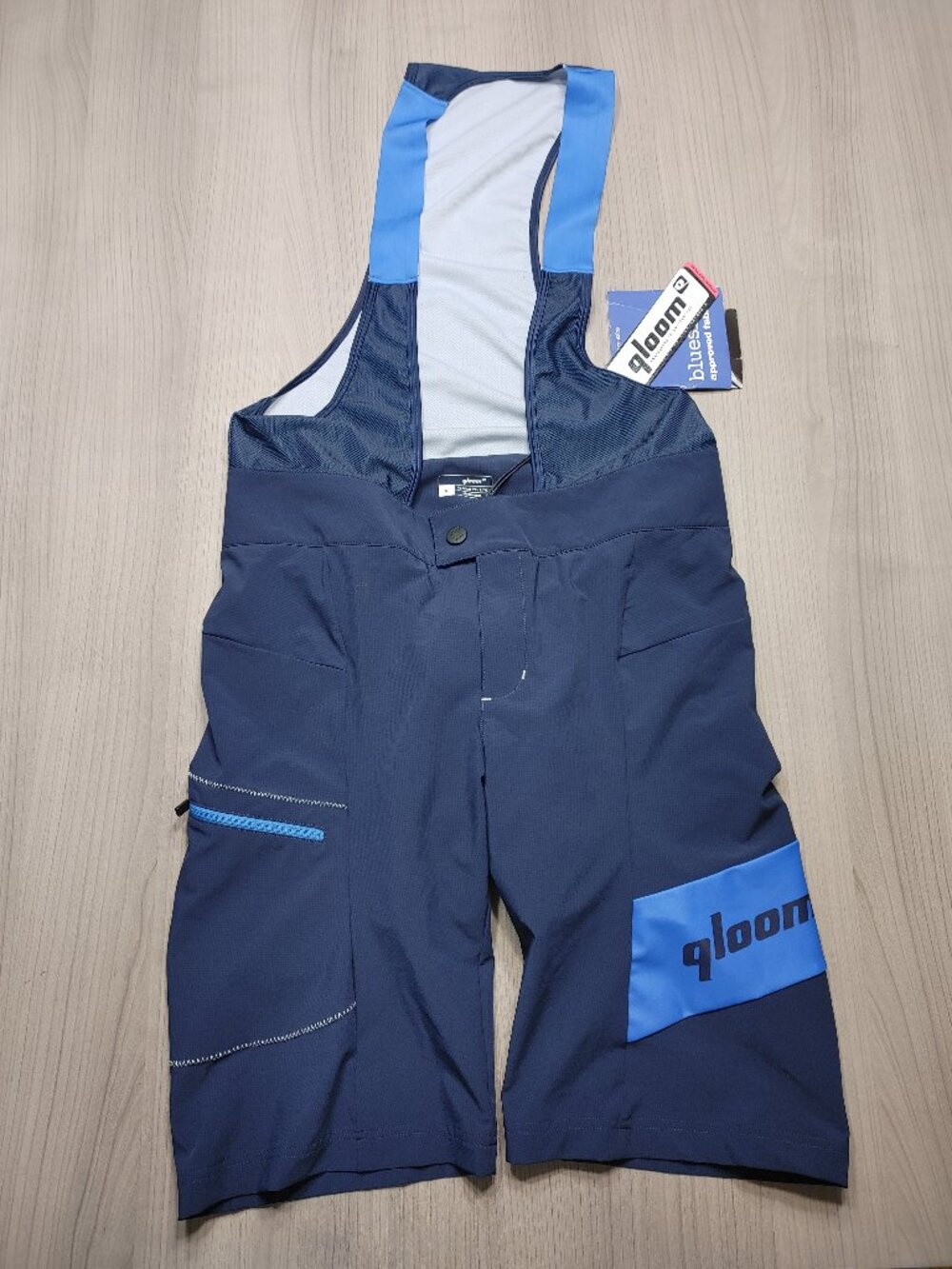 Men's Qloom Fraser Premium Loose Fit Mountain Bike Bib Shorts + Inner Short M